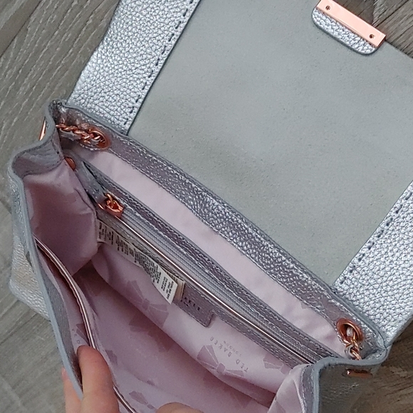 Ted Baker Parson Silver Chain Bag - Picture 4 of 5